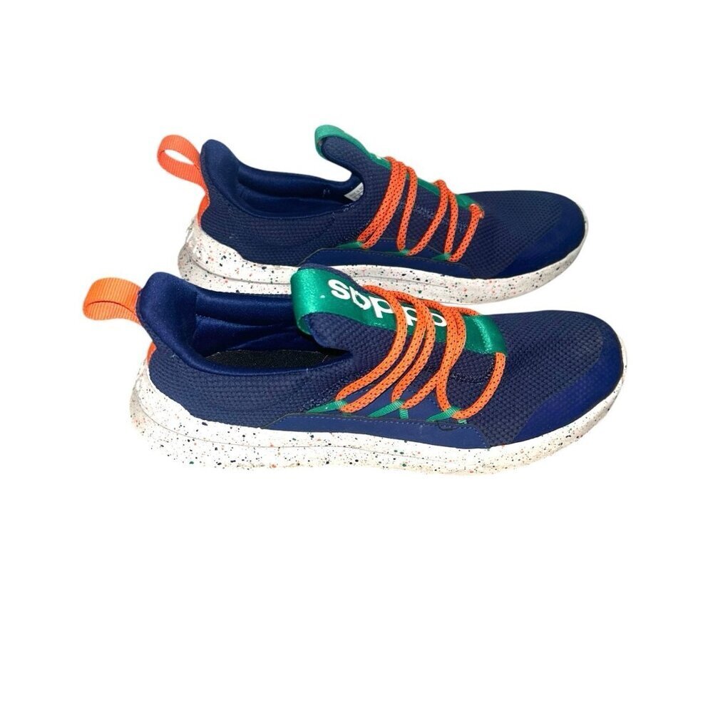 adidas blue Lite Racer Adapt 5.0 low top athletic sneakers kids size 6